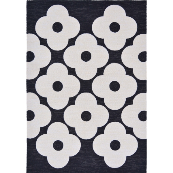 Szőnyeg/Exkluzív/Brink and Campman/IN-OUTDOOR DESIGNER/in-outdoor-designer-orla-kiely-spot-black